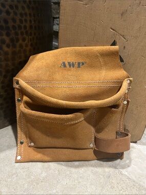 Men's AWP Leather Tool Pouch in Tan